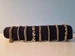 Vintage double armbanden, Ophalen of Verzenden, Gebruikt, Goud, Overige materialen
