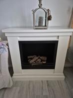 Houten schouw ombouw met gel haard, Ophalen, Zo goed als nieuw, Vrijstaande haard, Gelhaard