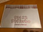 Porsche 944 turbo / S2 handleiding manual, Ophalen