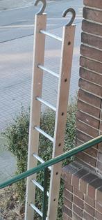 Aluminium ladder 3.70 meter, Doe-het-zelf en Verbouw, Ladders en Trappen, Ladder, Gebruikt, Ophalen
