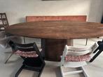Ovale eettafel, Huis en Inrichting, Tafels | Eettafels, Ophalen, 100 tot 150 cm, 200 cm of meer, Zo goed als nieuw
