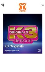 2 sta plaatsen K3 originals, Tickets en Kaartjes, Twee personen