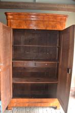 Prachtige grote strakke antieke kersen Louis Philippe kast, Verzenden