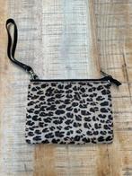 Booming Bags Luipaard Clutch, Ophalen of Verzenden, Zo goed als nieuw, Bruin, Avondtasje
