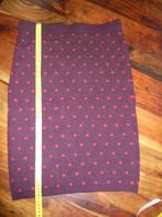 Purdey prachtige rok bordeaux met rood staat  L is een S/m, Kleding | Dames, Rokken, Maat 38/40 (M), Ophalen of Verzenden, Zo goed als nieuw