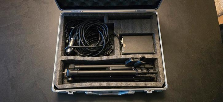 Xtz calibratie microfoon in koffer (mini dsp alternatief), Audio, Tv en Foto, Versterkers en Receivers, Zo goed als nieuw, 120 watt of meer