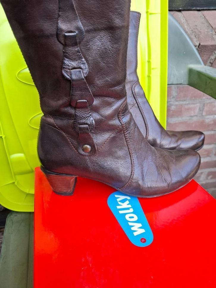 Wolky dames laarzen mt 39, Kleding | Dames, Schoenen, Zo goed als nieuw, Lage of Enkellaarzen, Bruin, Ophalen of Verzenden