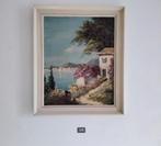 Schilderij Originele Olieverf Impresionistisch Landschap, Antiek en Kunst, Kunst | Schilderijen | Klassiek, Ophalen of Verzenden