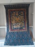 Thangka zijde goud brokaat, Antiek en Kunst, Ophalen of Verzenden