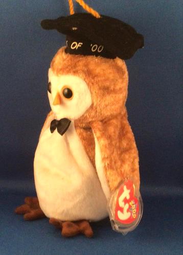 Ty Beanie Baby Uil - Class of '00 beschikbaar voor biedingen