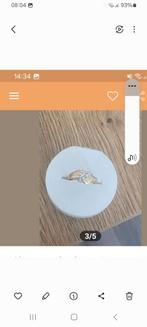 Gouden ring maat 17 nieuw, Sieraden, Tassen en Uiterlijk, Ophalen of Verzenden, Zo goed als nieuw, 17 tot 18, Dame