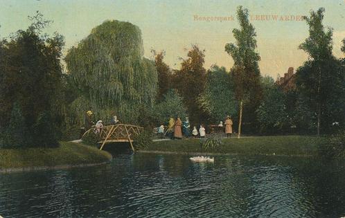 Leeuwarden - Rengerspark [KRST005-6248, Verzamelen, Ansichtkaarten | Nederland, Gelopen, Friesland, Voor 1920, Verzenden