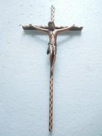messing kruisbeeld 25 x 12,5 cm, Verzamelen, Ophalen of Verzenden, Gebruikt