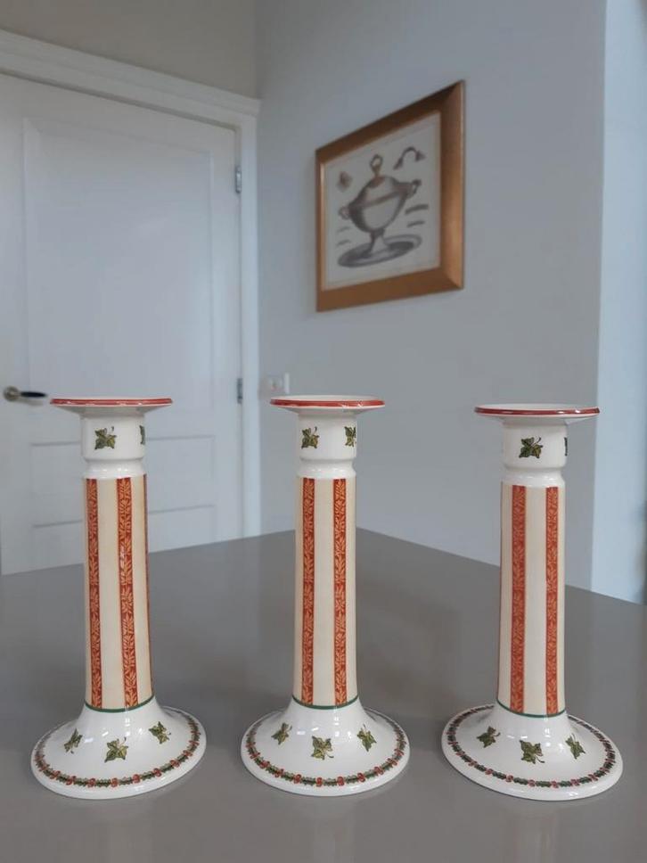 Kandelaar Kerst Villeroy en Boch Festive Memories, Diversen, Kerst, Zo goed als nieuw, Ophalen of Verzenden