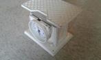 Antieke weegschaal van ijzer 21 cm hoog 17 breed., Ophalen, Gebruikt