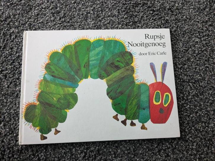 Rupsje Nooitgenoeg door Eric Carle, Boeken, Kinderboeken | Baby's en Peuters, Gelezen, 1 tot 2 jaar, Uitklap-, Voel- of Ontdekboek