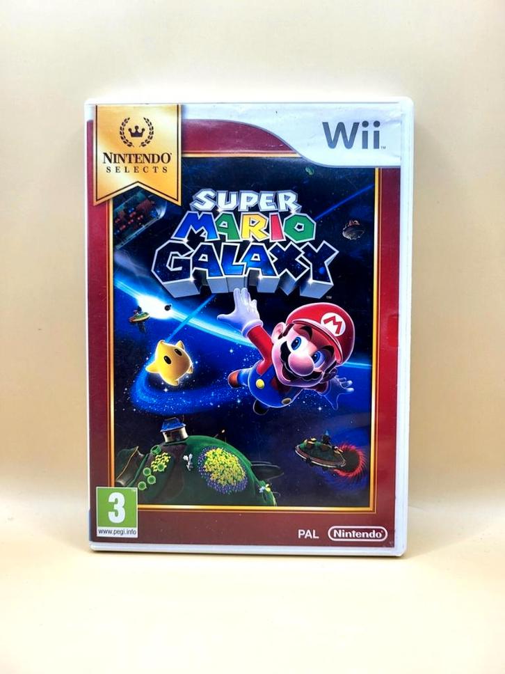 Super Mario Galaxy (Selects) - Nintendo Wii, Spelcomputers en Games, Games | Nintendo Wii, Zo goed als nieuw, Avontuur en Actie