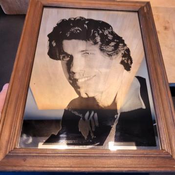 John Travolta Spiegel - 32x24 cm beschikbaar voor biedingen