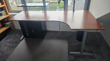 hoekburo ikea galant - afbeelding 1