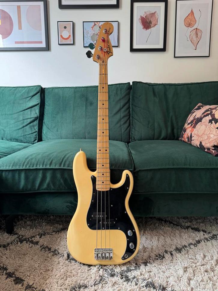 Fender Precision Bass 1975, Muziek en Instrumenten, Snaarinstrumenten | Gitaren | Bas, Gebruikt, Elektrisch, Ophalen