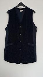 Fluwelen Gilet M&S Maat L - Dames, Kleding | Dames, Bodywarmers, Blauw, Maat 42/44 (L), Ophalen of Verzenden, Zo goed als nieuw