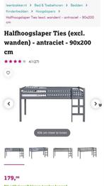 Ikea hoogslaper kleur grijs, Ophalen, Gebruikt, Eenpersoons, 200 cm