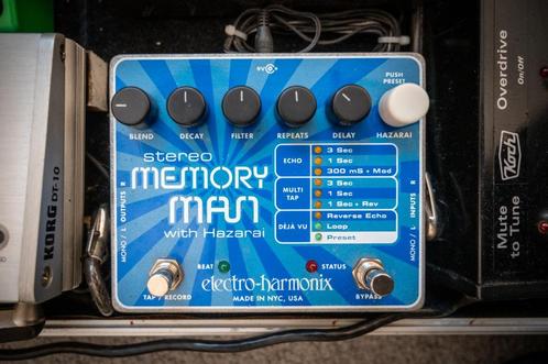 Electro Harmonix Stereo Memory Man with Hazarai delay, Muziek en Instrumenten, Effecten, Gebruikt, Delay of Echo, Ophalen of Verzenden