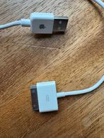 30-pin USB kabel voor iPad, iPhone of iPod, Computers en Software, Apple iPads, 10 inch, Apple iPad, Wit, Ophalen of Verzenden