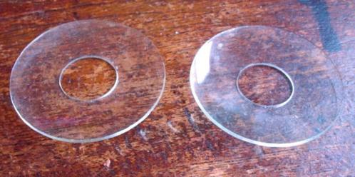 ﻿ANTIEK BOBECHE VOOR KAARS KANDELAAR ITALIAANS GLAS - ooq, Antiek en Kunst, Antiek | Glas en Kristal, Verzenden