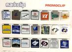 ka 24  Markclips Promoclips Paperclips 21 verschillende, Verzamelen, Overige Verzamelen, Verzenden, Zo goed als nieuw