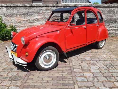 Citroën 2CV 1986, Auto's, Citroën, Bedrijf, 2CV, Benzine, Hatchback, Handgeschakeld, Origineel Nederlands, Wit, Blauw, Kunstmatig leder