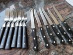 steak set, Ophalen of Verzenden, Gebruikt, Rvs of Chroom, Los bestek
