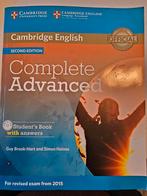 Cambridge English complete Advanced Student's Book answers, Boeken, Ophalen of Verzenden, Zo goed als nieuw