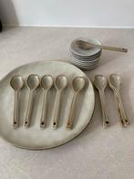 Casa earth schoteltjes & lepeltjes a.m, Ophalen of Verzenden, Zo goed als nieuw, Overige stijlen, Kop(pen) en/of Schotel(s)