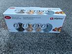 Alpina glazen pottenset, Huis en Inrichting, Keuken | Potten en Pannen, Ophalen of Verzenden, Nieuw, Glas, Pot, Bus of Blik