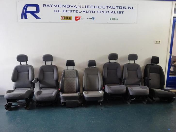 5 stoelen Peugeot Partner/Expert Citroen Berlingo VW Caddy, Auto-onderdelen, Interieur en Bekleding, Peugeot, Gebruikt, Ophalen