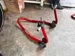 2 Rode paddock stand motor standaard – universeel, Ophalen
