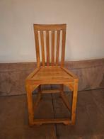 Houten Design Stoel - Van Till Alkmaar, Huis en Inrichting, Ophalen, Gebruikt, Bruin, Tijdloos