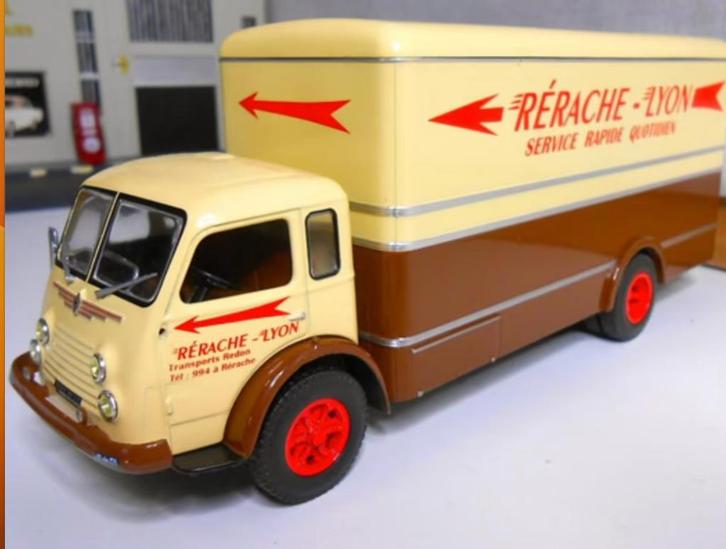 Renault Rerache TRANSPORT LYON 1/43 GARAGE MODERNE, Hobby en Vrije tijd, Modelauto's | 1:43, Nieuw, Bus of Vrachtwagen, Overige merken