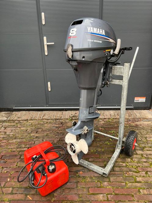 Yamaha 8pk langstaart high trust electrische start KOOPJE!, Watersport en Boten, Buiten- en Binnenboordmotoren, Zo goed als nieuw