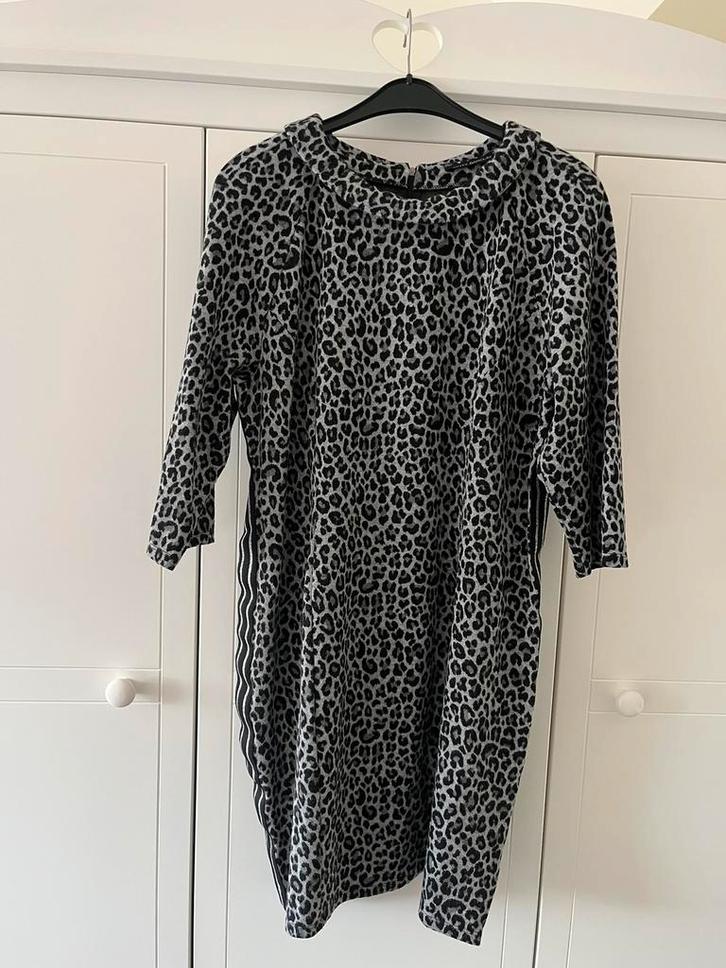 Dames jurk / jurkje leopard print van Betty Barclay mt 48, Kleding | Dames, Jurken, Zo goed als nieuw, Maat 46/48 (XL) of groter