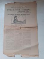 Poster voor de utrechtse vliegweek van 1910, A4 of kleiner, Ophalen of Verzenden, Sport, Rechthoekig Staand