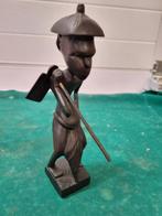 beeld boer afrikaans houtsnijwerk, Ophalen of Verzenden