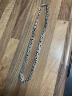 Zware Zilveren koningsketting, Sieraden, Tassen en Uiterlijk, Kettingen, Ophalen, Gebruikt, Zilver, Zilver