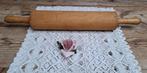 Vintage Deense houten deegroller, GOBEL, Antiek en Kunst, Curiosa en Brocante, Ophalen of Verzenden