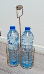 metalen rekje voor 2 flessen, Antiek en Kunst, Curiosa en Brocante, Ophalen of Verzenden