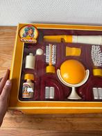 Vintage Retro Speelgoed Kaptafelset, Spiegel, Fohn, Borstel, Ophalen of Verzenden, Gebruikt, Overige typen