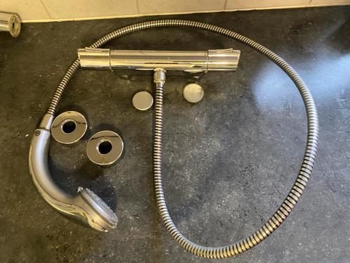 Grohe Thermostaatkraan Doucheset vergrengeling werkt matig, Doe-het-zelf en Verbouw, Sanitair, Gebruikt, Douche, Chroom, Ophalen