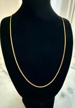 Gouden Monet ketting #9 90cm lang, Sieraden, Tassen en Uiterlijk, Kettingen, Ophalen of Verzenden, Zo goed als nieuw, Overige materialen