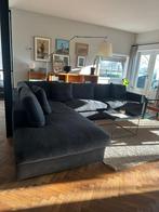 Linteloo Mauro hoekbank antracietgrijs, Ophalen, Gebruikt, Stof, Modern klassiek